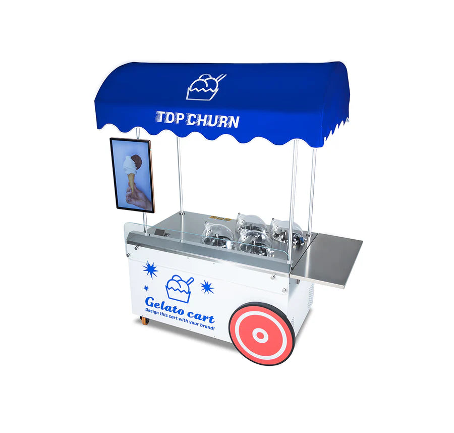 Top Churn V4 Cart – Multi-Unit Artisan Ice Cream Production on Wheels