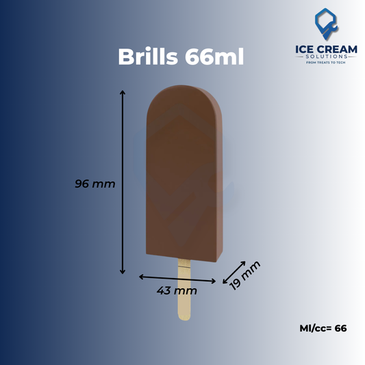Brilis Paleta Mold | 66 ml / 2.2 oz (22 Cavities)