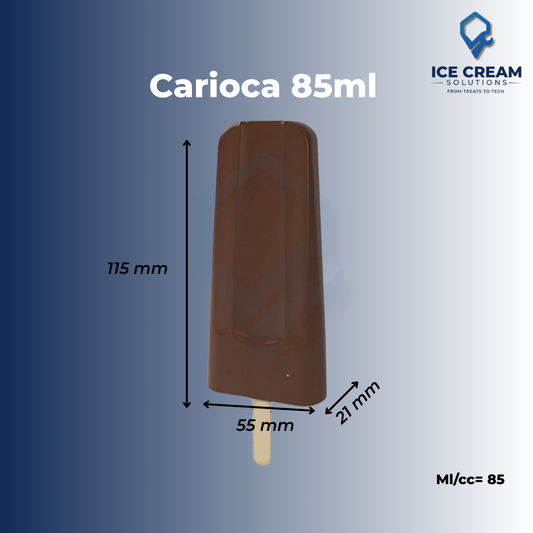 Carioca Paleta Mold | 85 ml / 2.9 oz (26 Cavities)