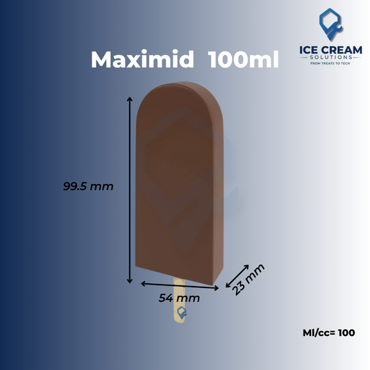 Maximid Paleta Mold | 100 ml / 3.4 oz (26 Cavities)
