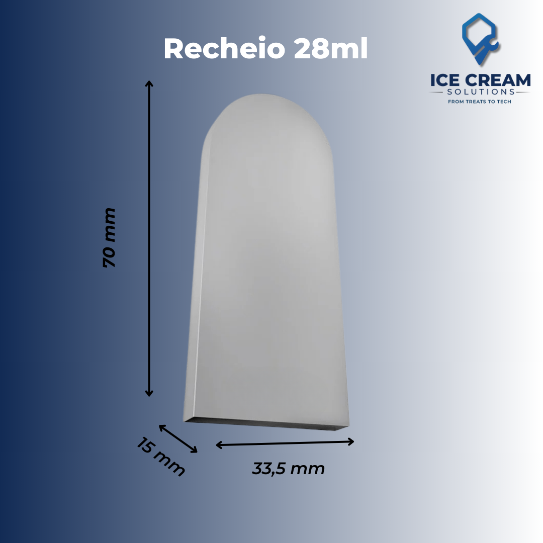 Recheio Paleta Mold | 28 ml / 0.9 oz (26 Cavities)