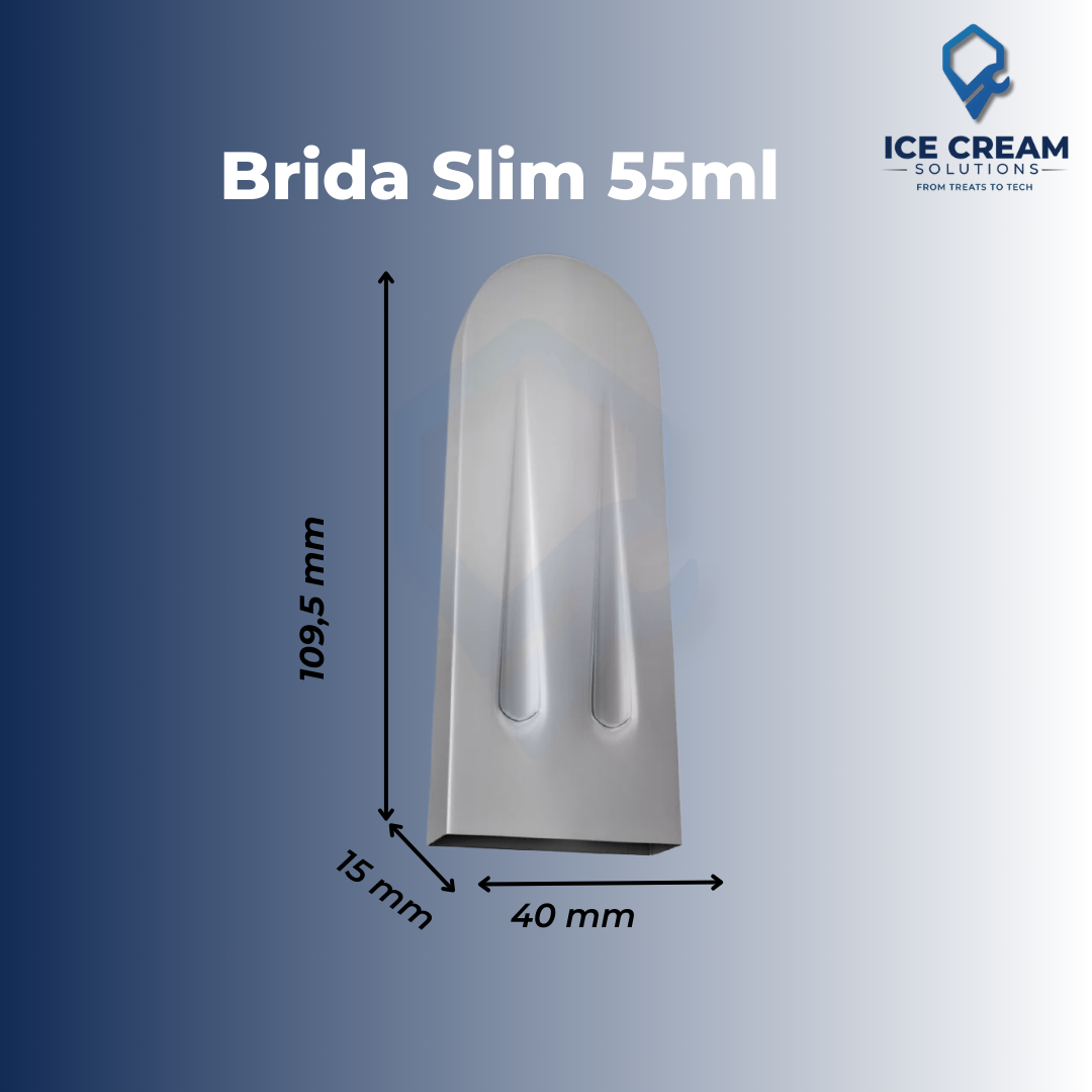 Brida Slim Paleta Mold | 55 ml / 1.9 oz (22 Cavities)