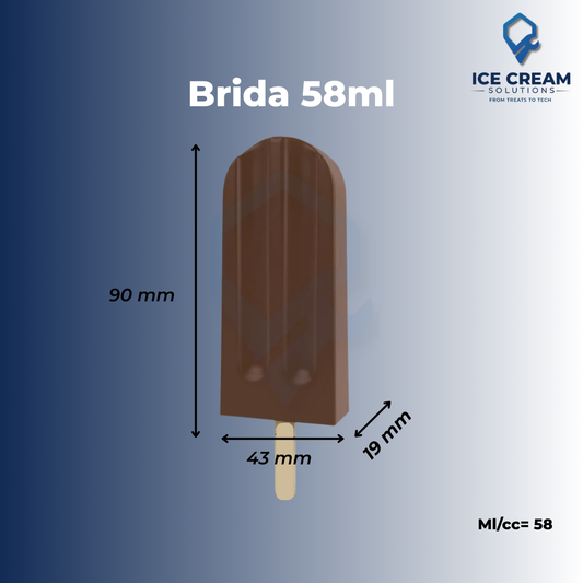 Brida Paleta Mold | 58 ml / 2.0 oz (22 Cavities)