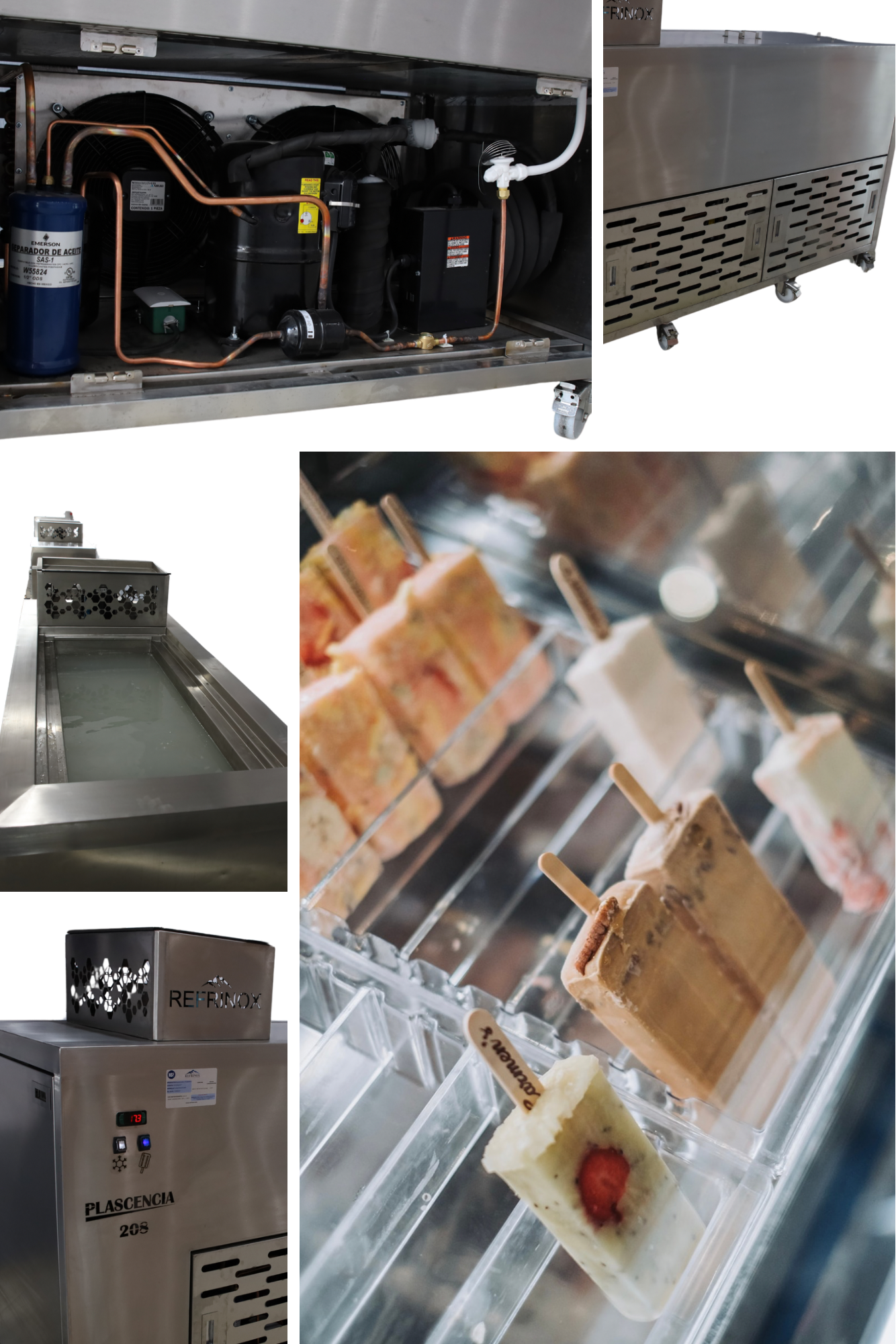 PLA-208 - Refrinox Paleta Machine | 208 paletas /20 min