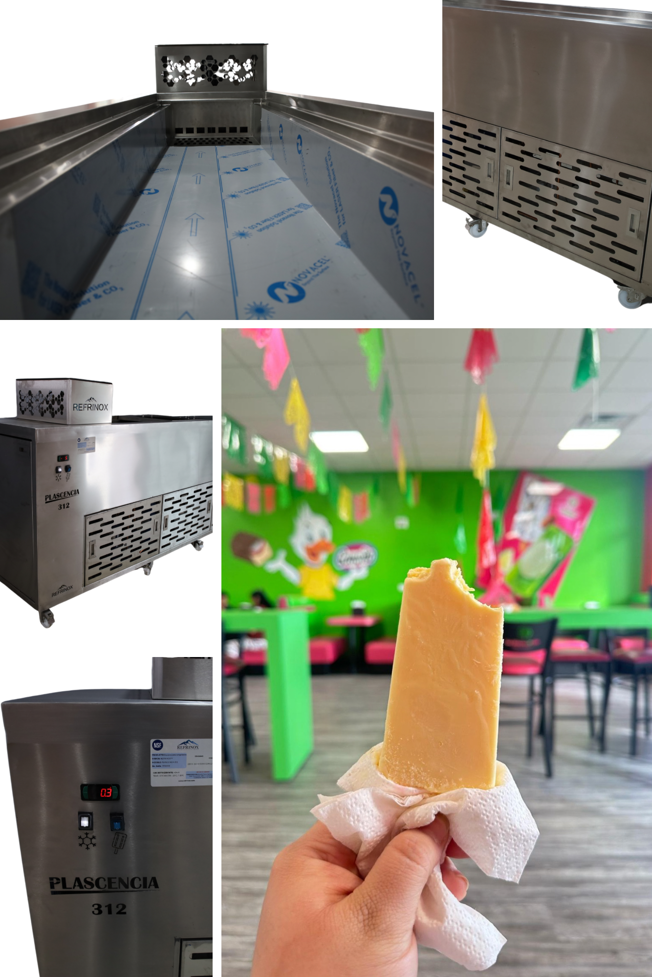 PLA-312 - Refrinox Paleta Machine | 312 paletas /20 min