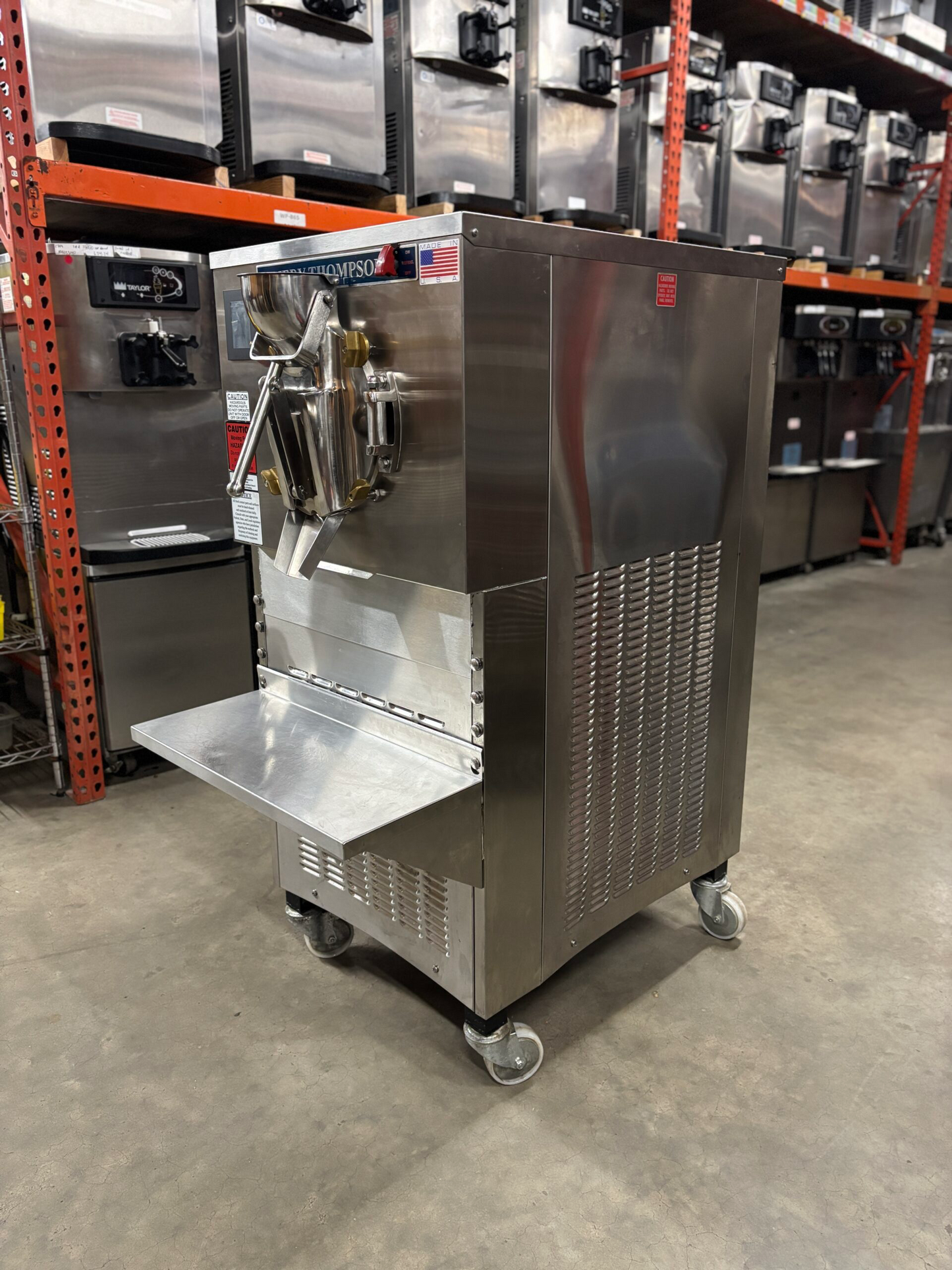 24NW/LA – Emery Thompson Ice Cream Machine Batch Freezer | 24 Qts