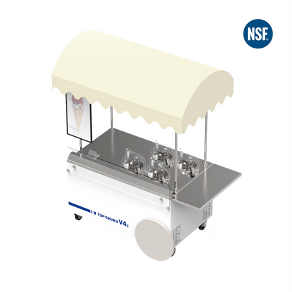 Top Churn V4 Cart – Multi-Unit Artisan Ice Cream Production on Wheels