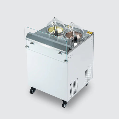Top Churn V2 Dual Pot Countertop Ice Cream Display Machine | Two Flavors