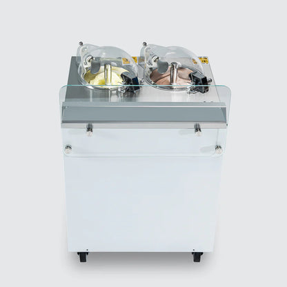 Top Churn V2 Dual Pot Countertop Ice Cream Display Machine | Two Flavors