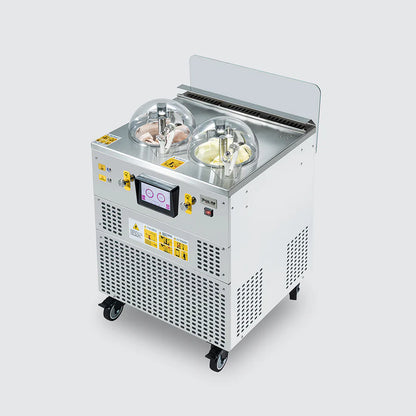 Top Churn V2 Dual Pot Countertop Ice Cream Display Machine | Two Flavors