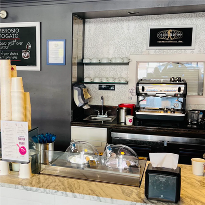 Top Churn V2 Dual Pot Countertop Ice Cream Display Machine | Two Flavors