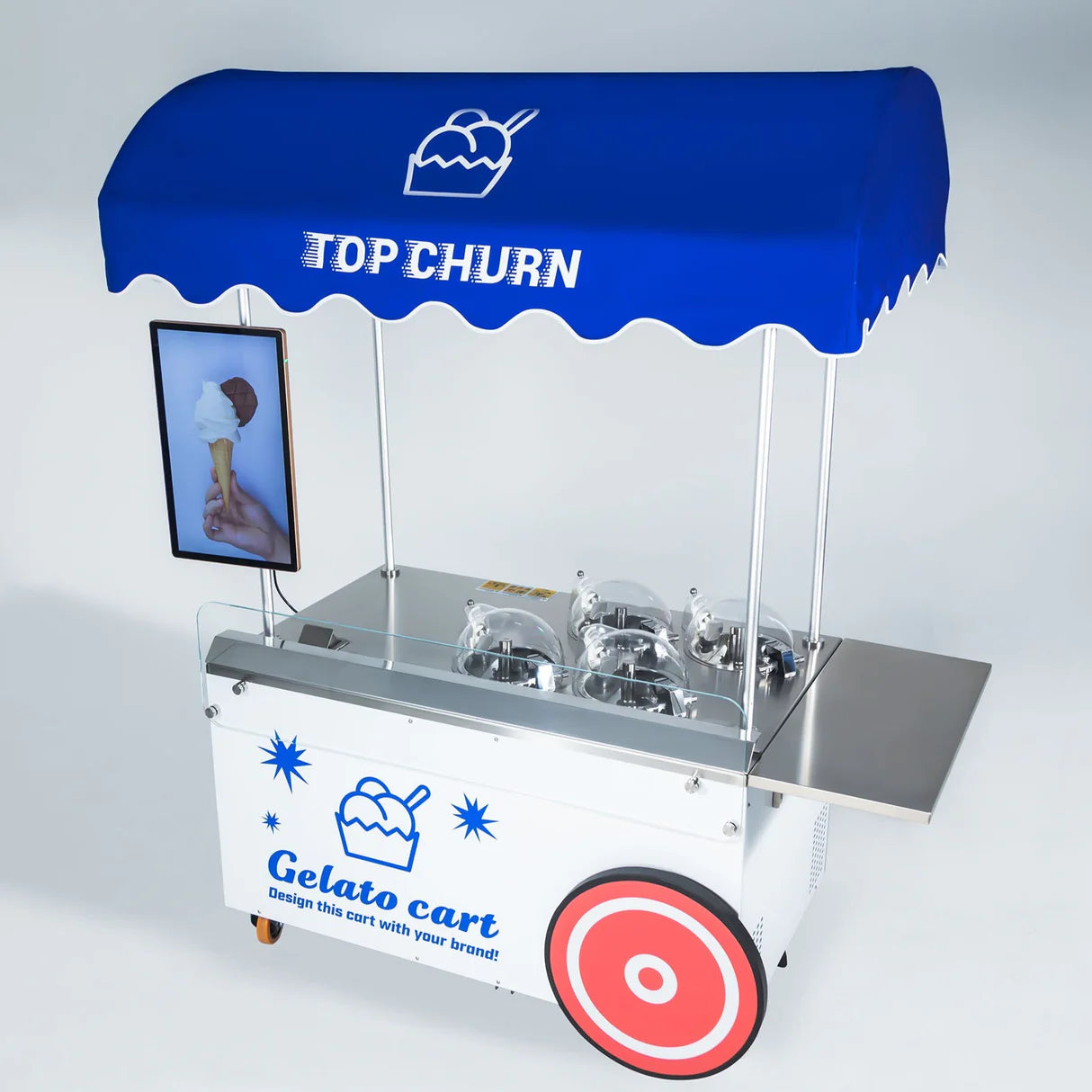 Top Churn V4 Cart – Multi-Unit Artisan Ice Cream Production on Wheels