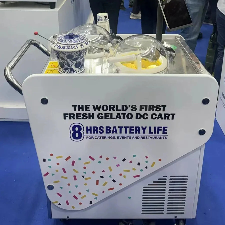 Top Churn V2 DC | Battery Powered Gelato Cart