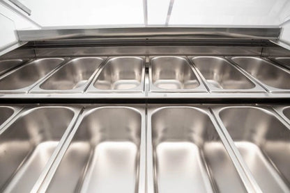 CIAM CIAO Curve Glass Gelato Showcase | Available in 12, 18, and 24 Pan Models