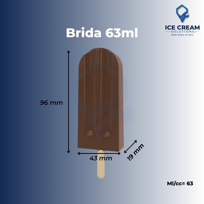 Brida Paleta Mold | 63 ml / 2.1 oz (28 Cavities)