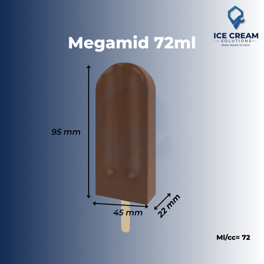 Megamis Paleta Mold | 72 ml / 2.4 oz (28 Cavities)