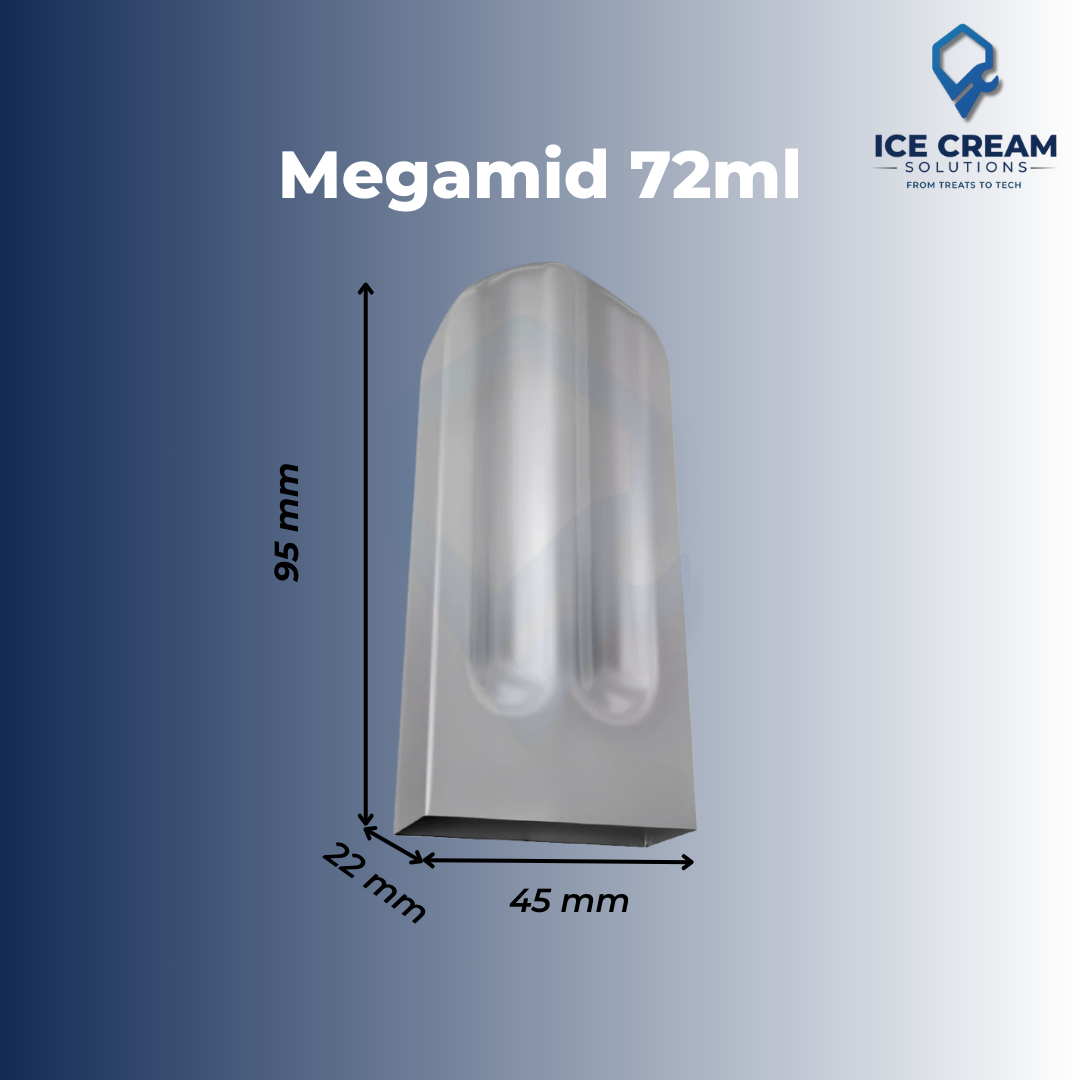 Megamis Paleta Mold | 72 ml / 2.4 oz (28 Cavities)