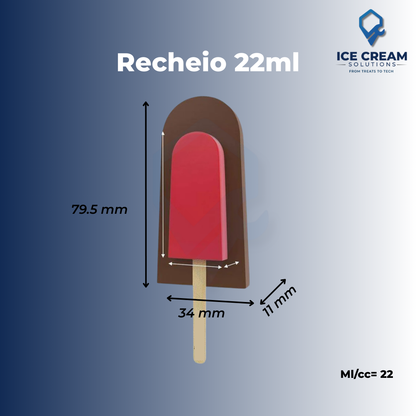 Recheio Paleta Mold | 22 ml / 0.7 oz (28 Cavities)