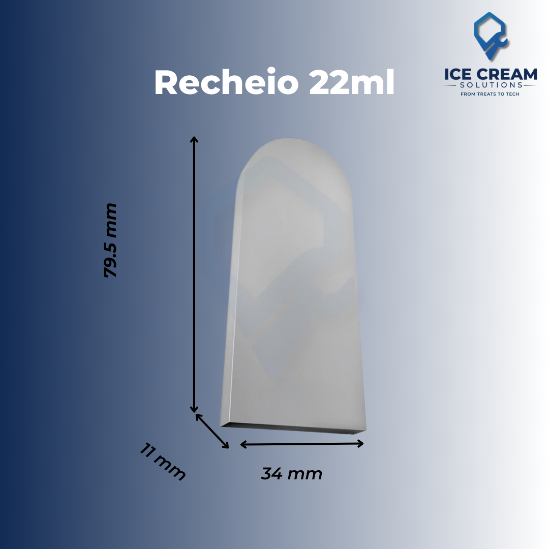 Recheio Paleta Mold | 22 ml / 0.7 oz (28 Cavities)