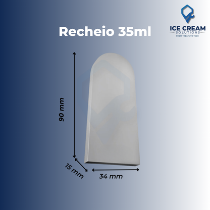 Recheio Paleta Mold | 22 ml / 0.7 oz (22 Cavities)