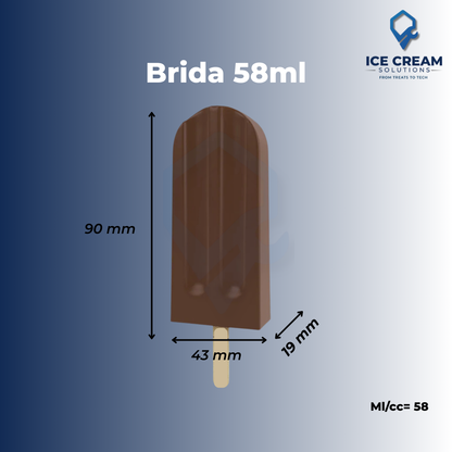 Brida Paleta Mold | 58 ml / 2.0 oz (22 Cavities)