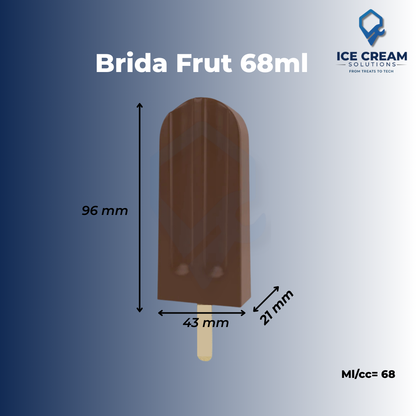 Brida Frut Paleta Mold | 68 ml / 2.3 oz (22 Cavities)