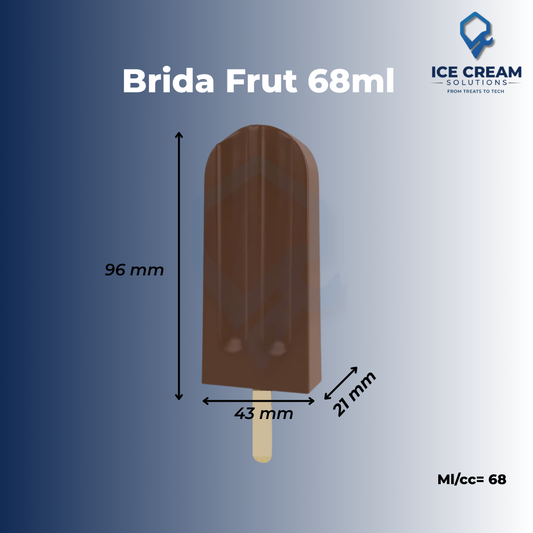 Brida Frut Paleta Mold | 68 ml / 2.3 oz (22 Cavities)