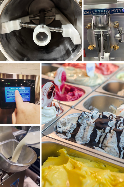 24NW/LA – Emery Thompson Ice Cream Machine Batch Freezer | 24 Qts