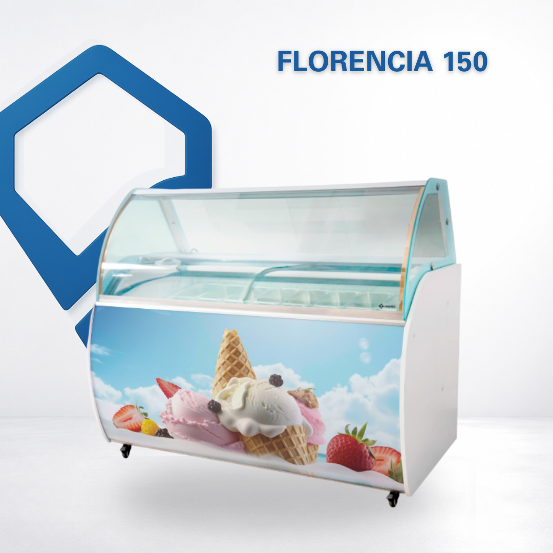 Florencia 150 Display Freezer – 16 Pan Capacity or 150 paletas