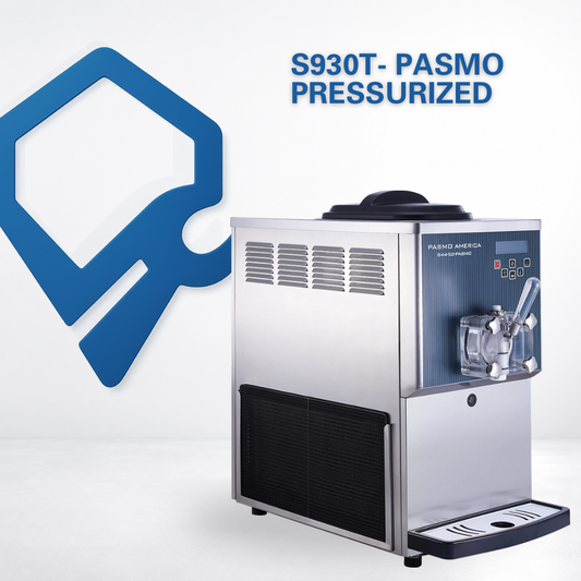 S930T (PRESSURIZED) - Pasmo TABLE TOP SOFT SERVE FREEZER