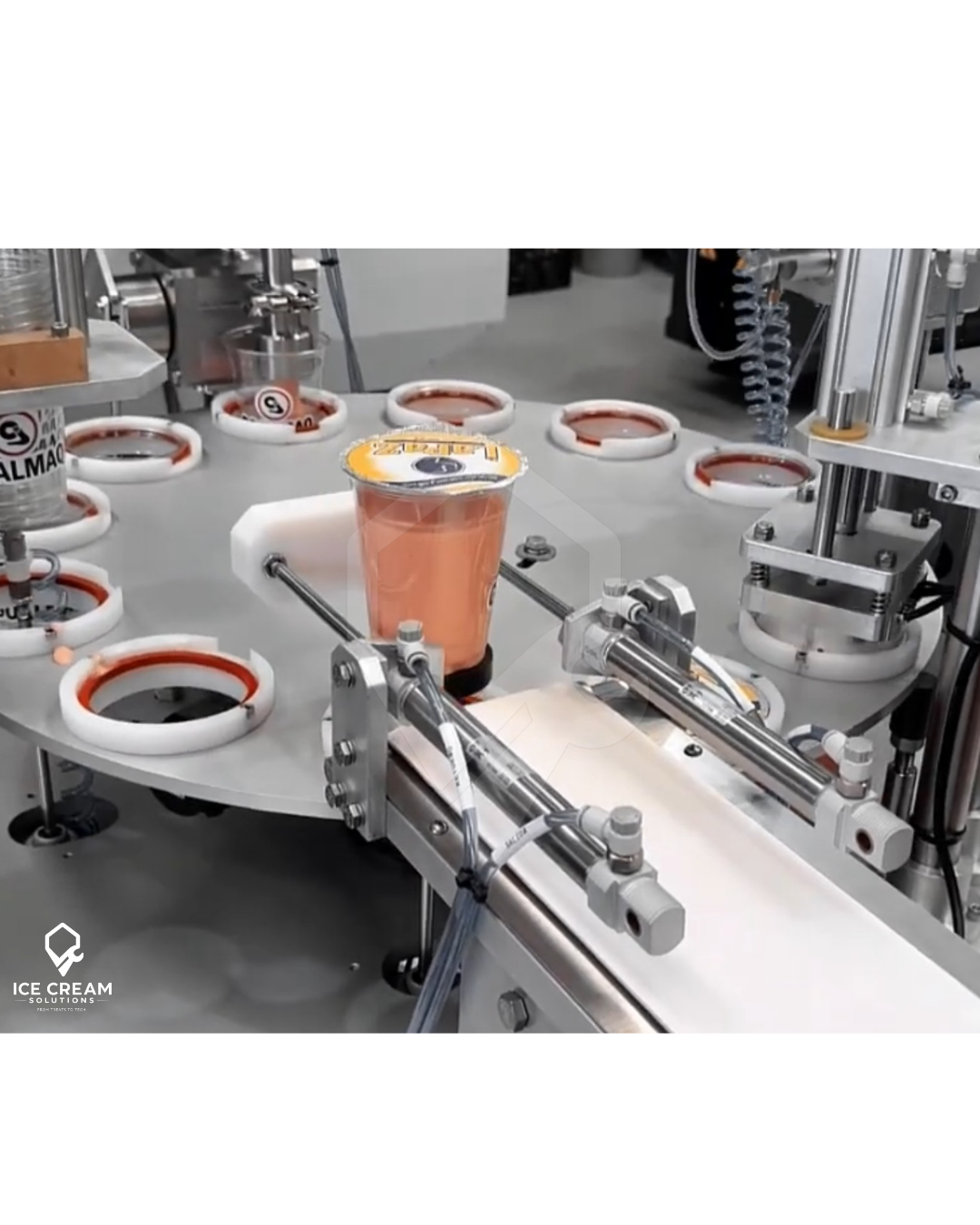 Rotary Pint & Parfait Filling Machine