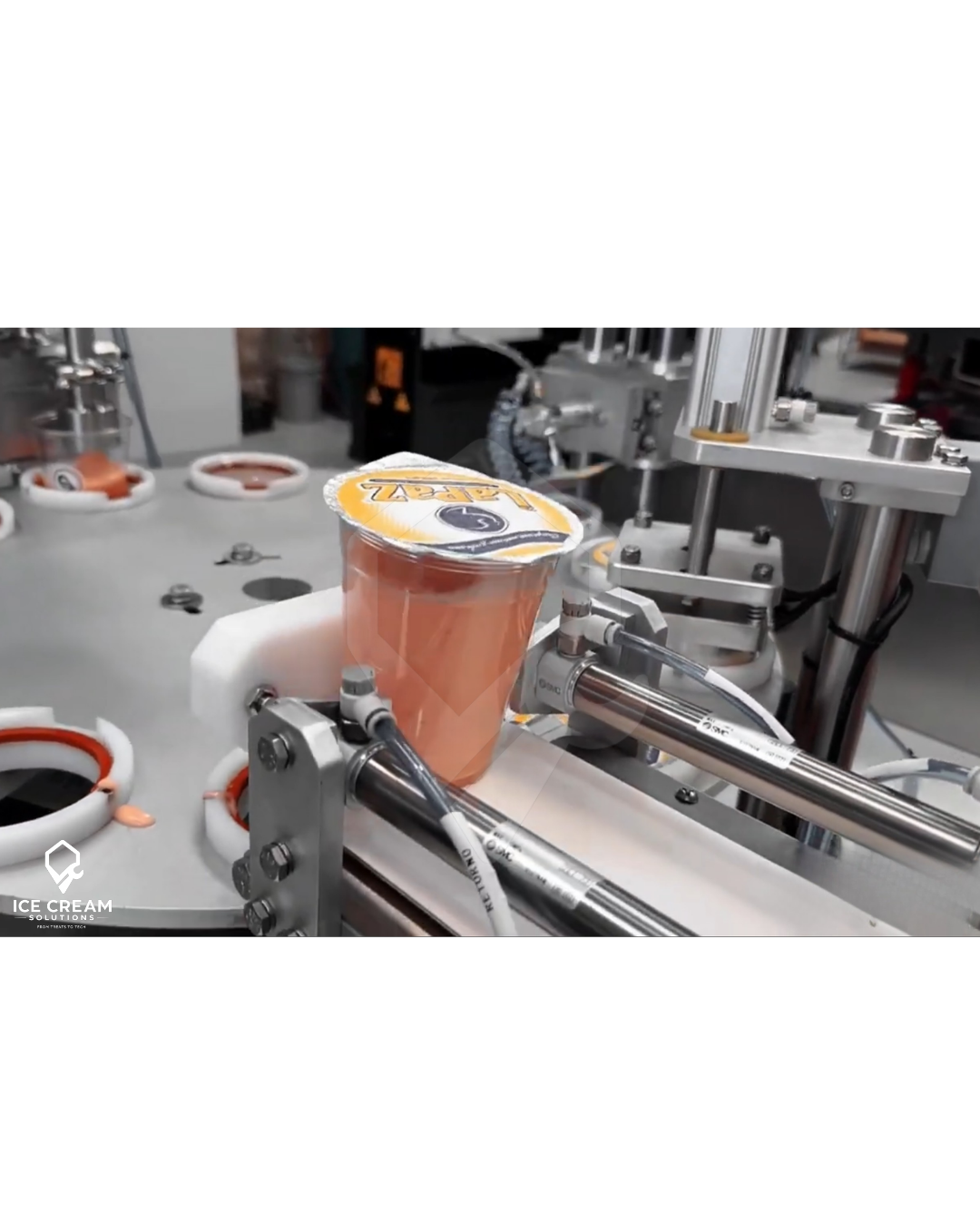 Rotary Pint & Parfait Filling Machine