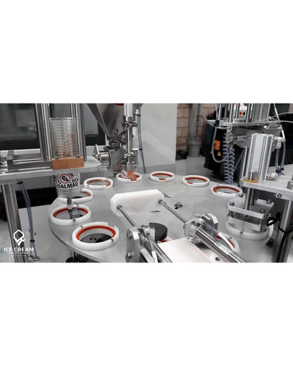 Rotary Pint & Parfait Filling Machine