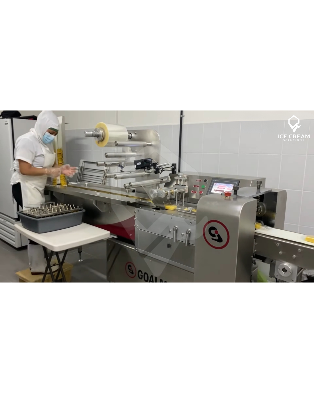 Ice Cream Sandwich & Paleta Packaging Machine